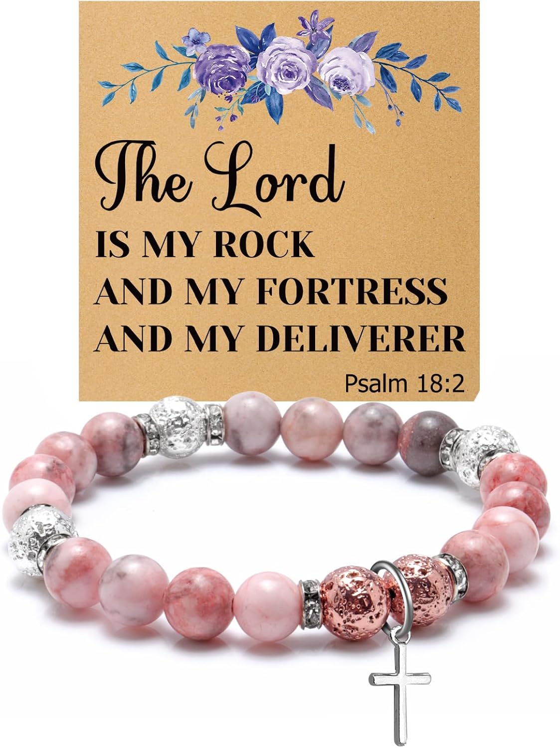 Mwphuy Bible Verse Gifts for Women Christian Bracelet Faith Jewelry Inspirational Religious Gifts for Women Friends Mom Daughter Sister Beaded Bracelet Faith Confirmation Baptism Gift for Grandma Her