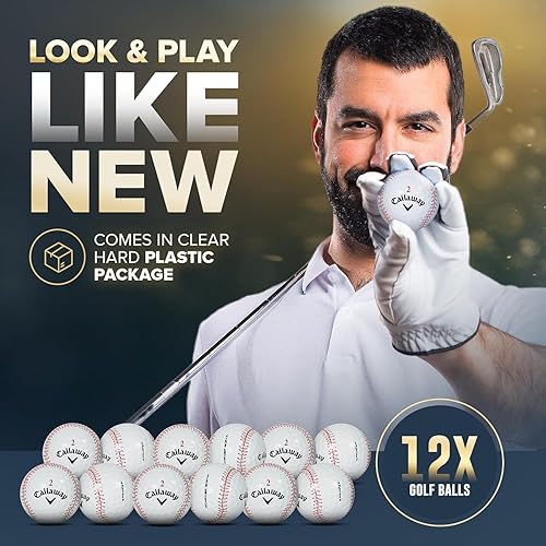 Miniatura 3 de Baseball Callaway Chromesoft - Pelotas de golf reacabadas, paquete de 12