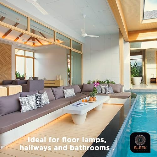 Miniatura 5 de SLEEKLIGHTING Base de bombilla de 2 clavijas T2 en espiral CFL GU24 de 13 vatios 2700 K 900 lúmenes, aprobada por UL, bombilla de 120 V 60 Hz, mini