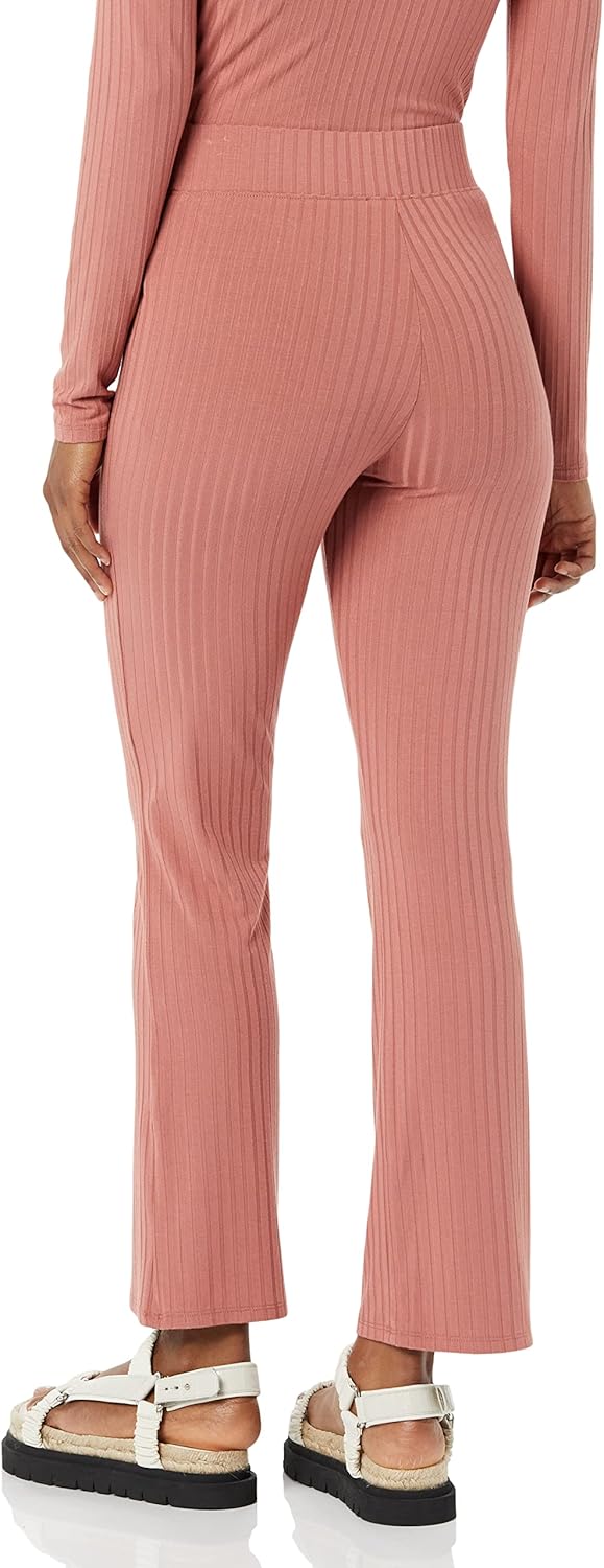 Amazon Essentials Women's Wide Rib Flared Ankle Pant (Previously Daily Ritual) - Image 2