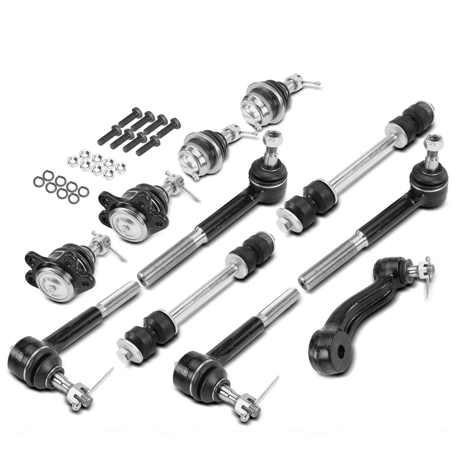Replacement Parts for 11x Idler Arm w/Ball Joint Stabilizer Bar Link Tie Rod Kit for Chevrolet Tahoe Mod-A58PP-89729