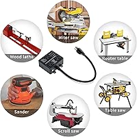 Vista 6 de Interruptor de vacío automático con salida adicional para usar más herramientas eléctricas, Ortis Dust Control Autoswitch Delay Vacuum Vacuum On/Off