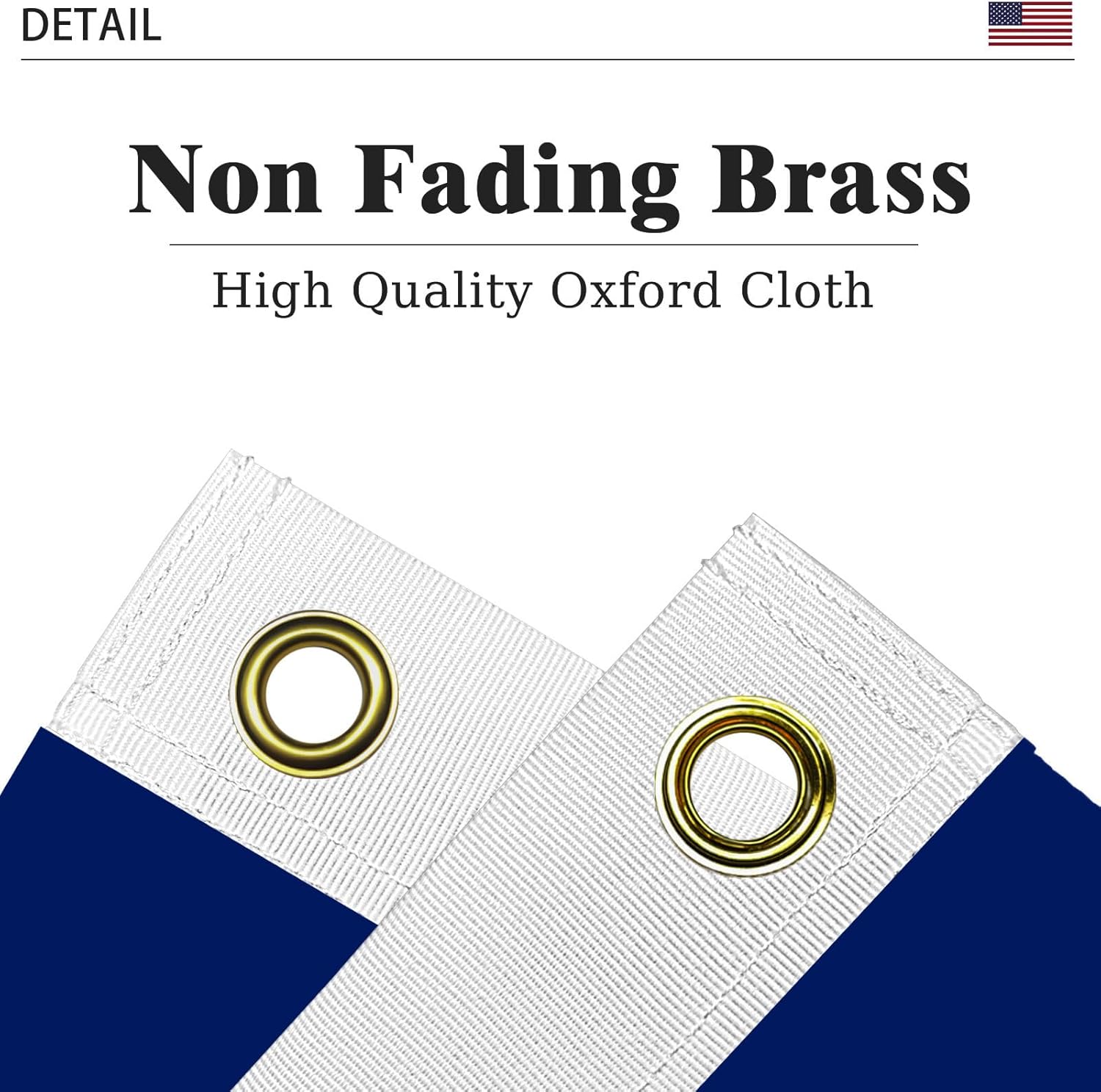 Kentucky State Flag 3x5 Outdoor Double Sided 3 Layers Polyester State of Kentucky Flags Sewing 4 Rows of Thread with Durable Canvas Header and Brass Grommets - Image 2