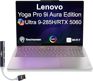 Lenovo Yoga Pro 9i 16" OLED Creator Laptop: Intel Ultra 9, RTX 5060, 32GB RAM
