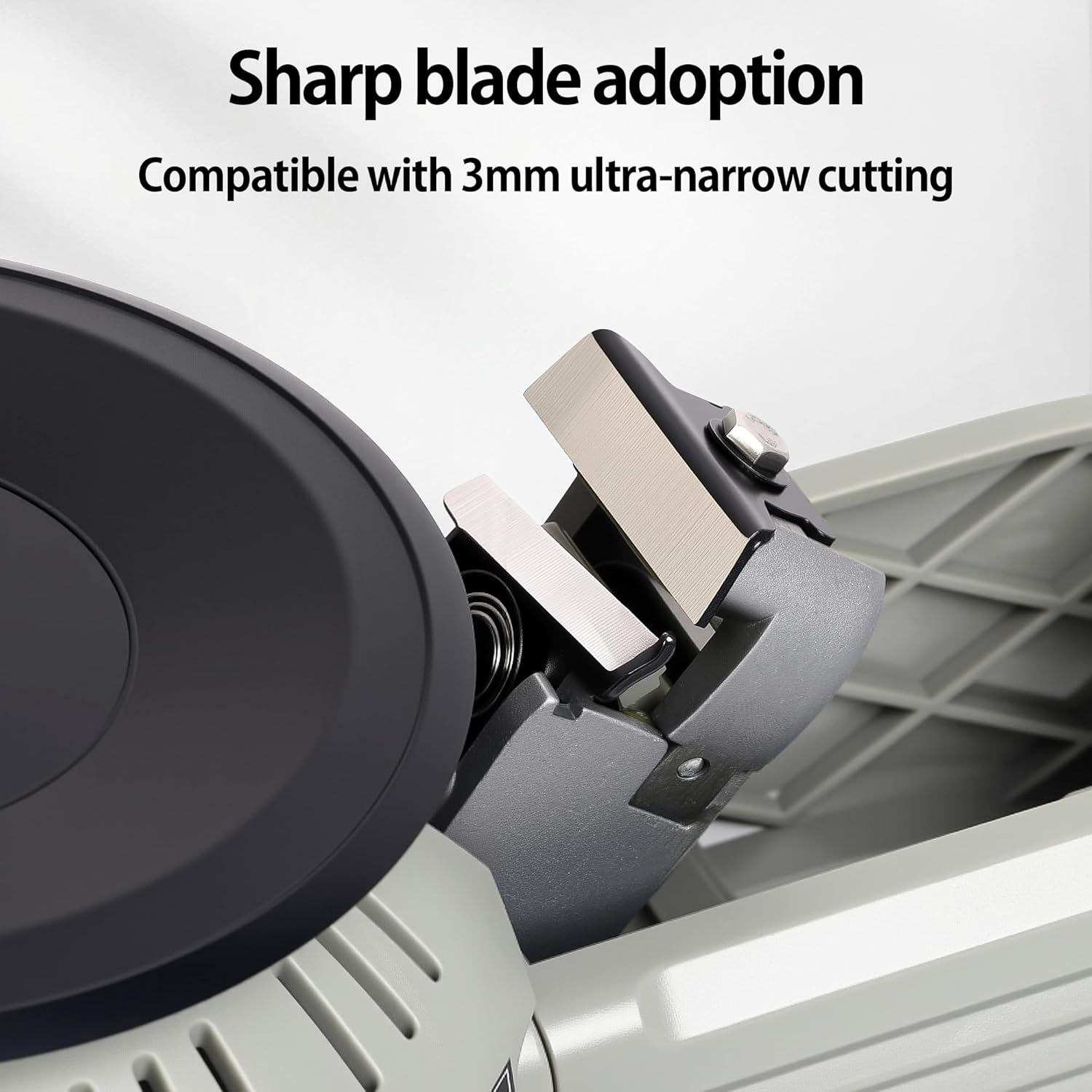 Rotary Disc Tape Cutting Machine, Automatic Tape Dispenser, 13-60mm Cutting Length, 3-25mm Tape Width, for Offices School Warehouses