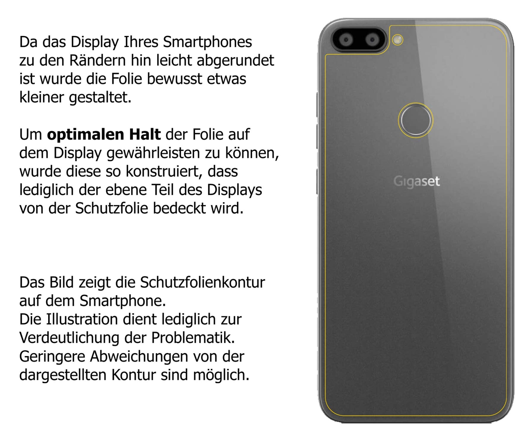 6x Pellicola per Gigaset GS270 Plus Protettiva Protezione Cristallo