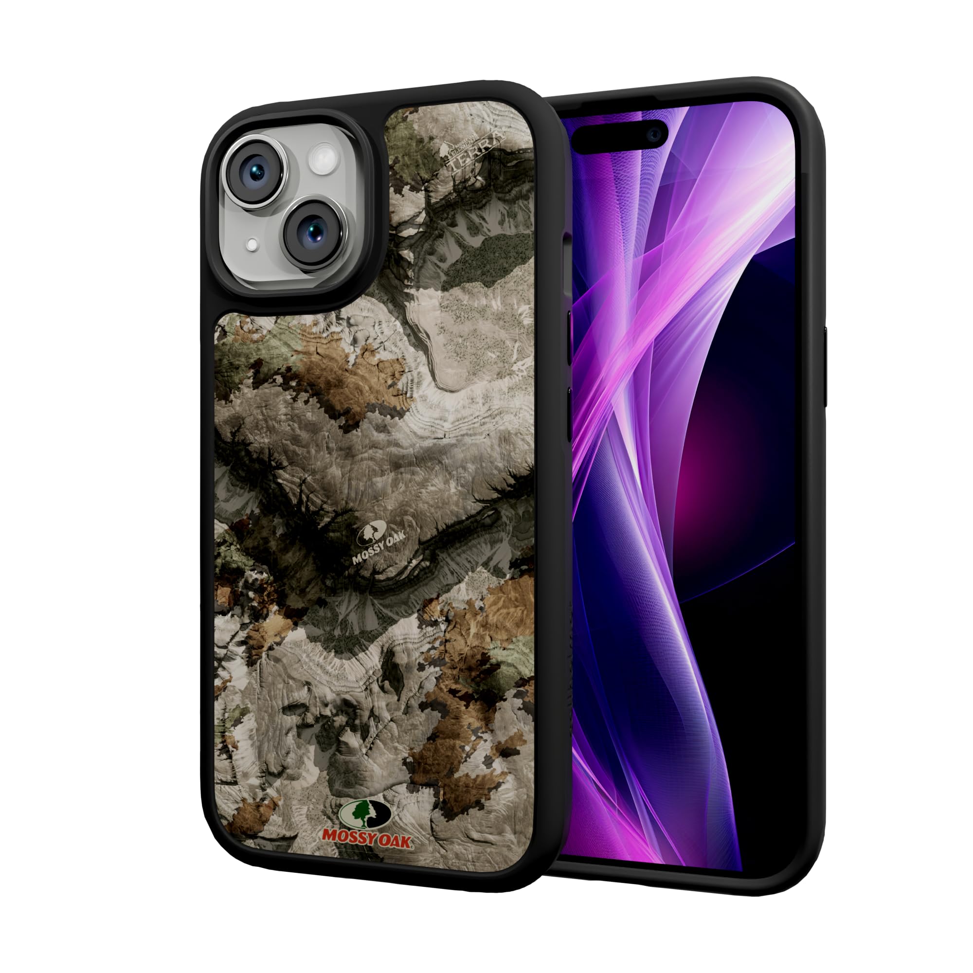 cellhelmet Fortitude Case for iPhone 15 Plus | MagSafe Compatible | Dual Protection | Drop Test Certified | Shockproof Durable iPhone 15 Plus Mossy