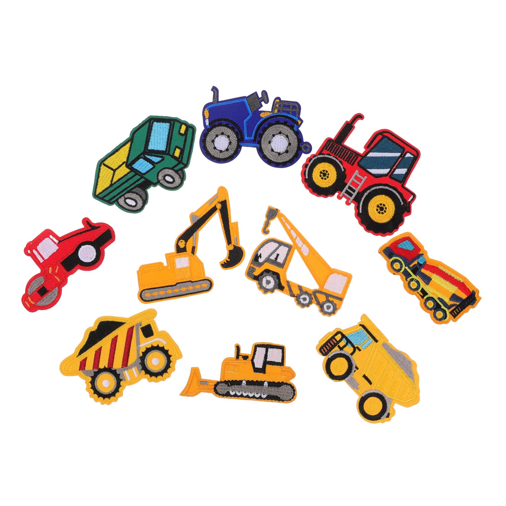 VILLCASE 50piezas Parches De Tela Para Coser Parches De Bordado De Bomberos Parche De Ropa Para Reparación y Decoración Suministros De Costura