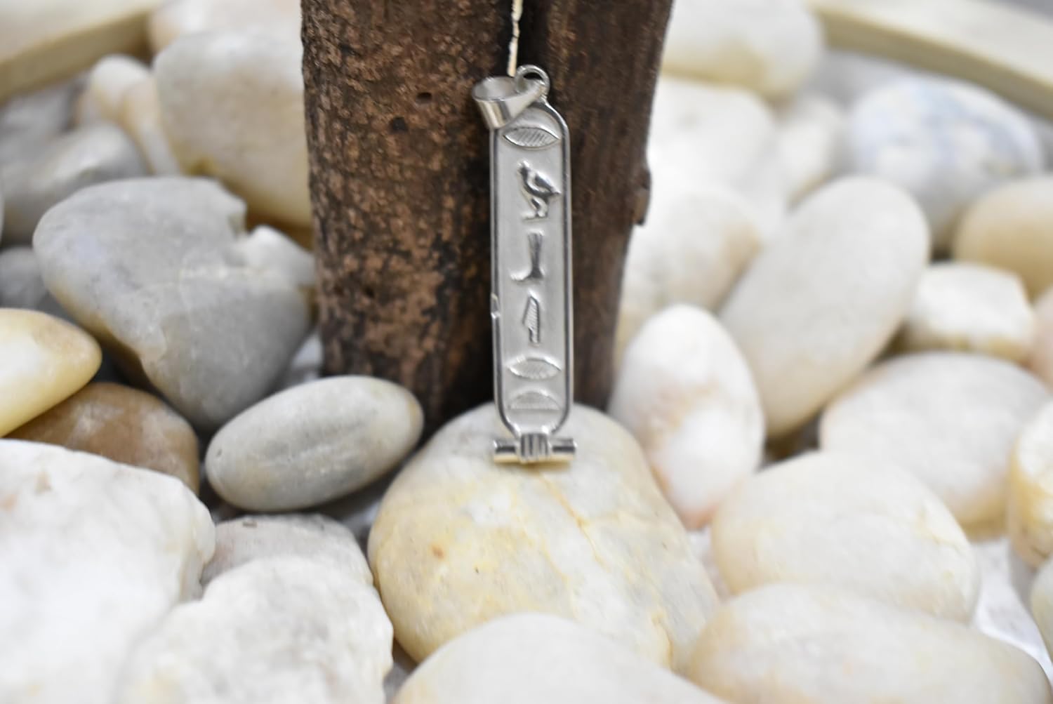 Customize your pendant Necklac Personalized Cartouche 925 Sterling Silver 1-Sided and 2 Sided Translate into ancient egyptian Hieroglyphic or Arabic