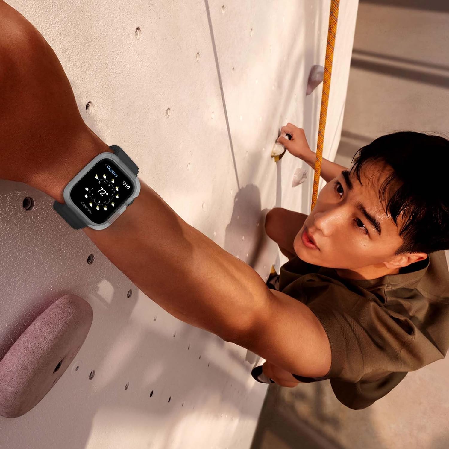 Apple Watch 46mm バンパーケース Series 10対応 ウルトラソフト フレキシブル 【抗】 TPU 薄型