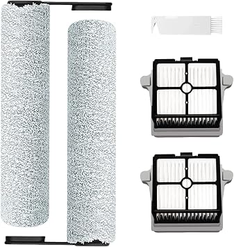 Replacement HEPA Assembly and Brush Roller Set for Tineco Floor ONE S6/S7 Pro Cordless Wet Dry Vacuum Cleaner 2 Roller+2 Filters...