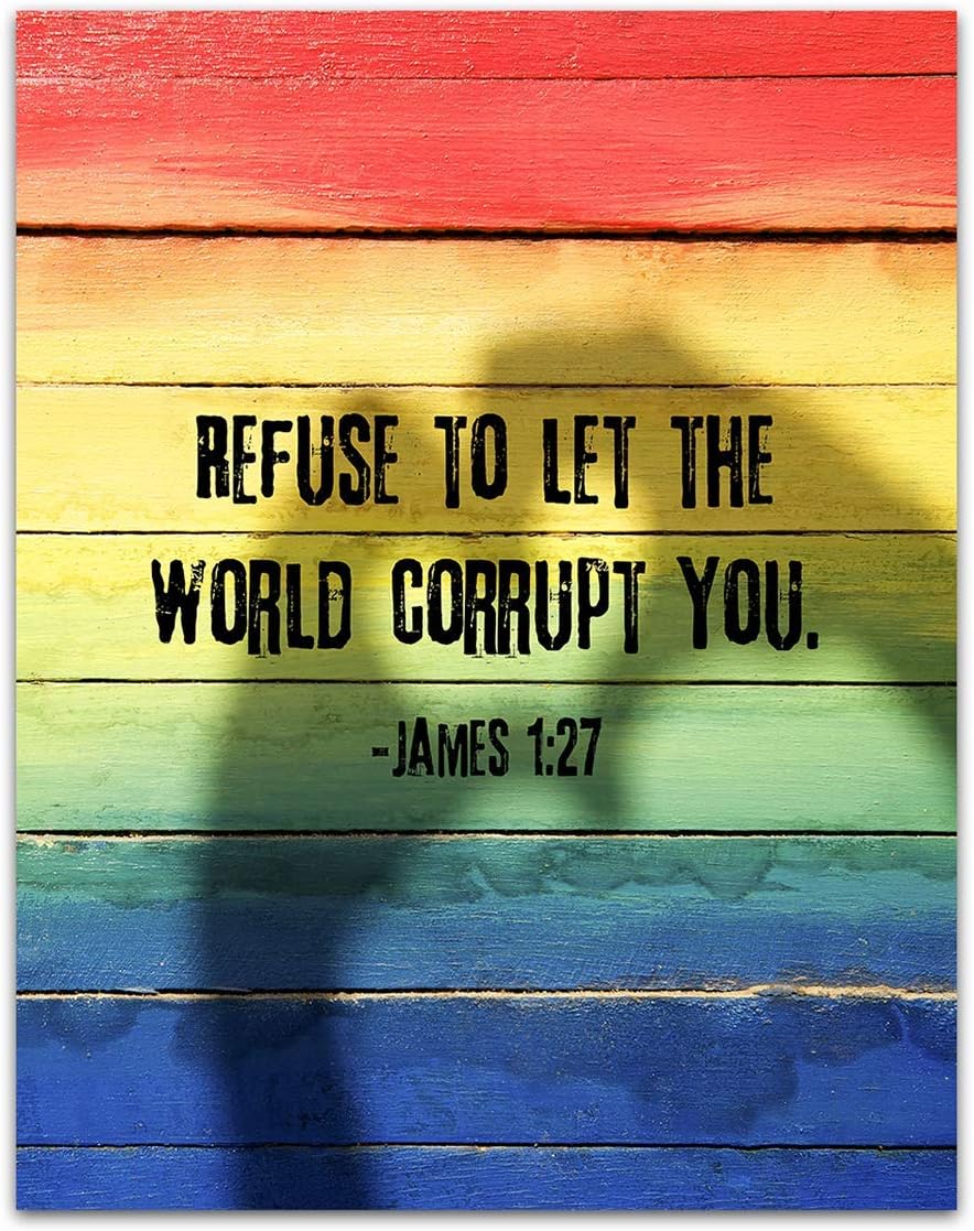 TJ Originals James 127" Refuse to Let the World Corrupt