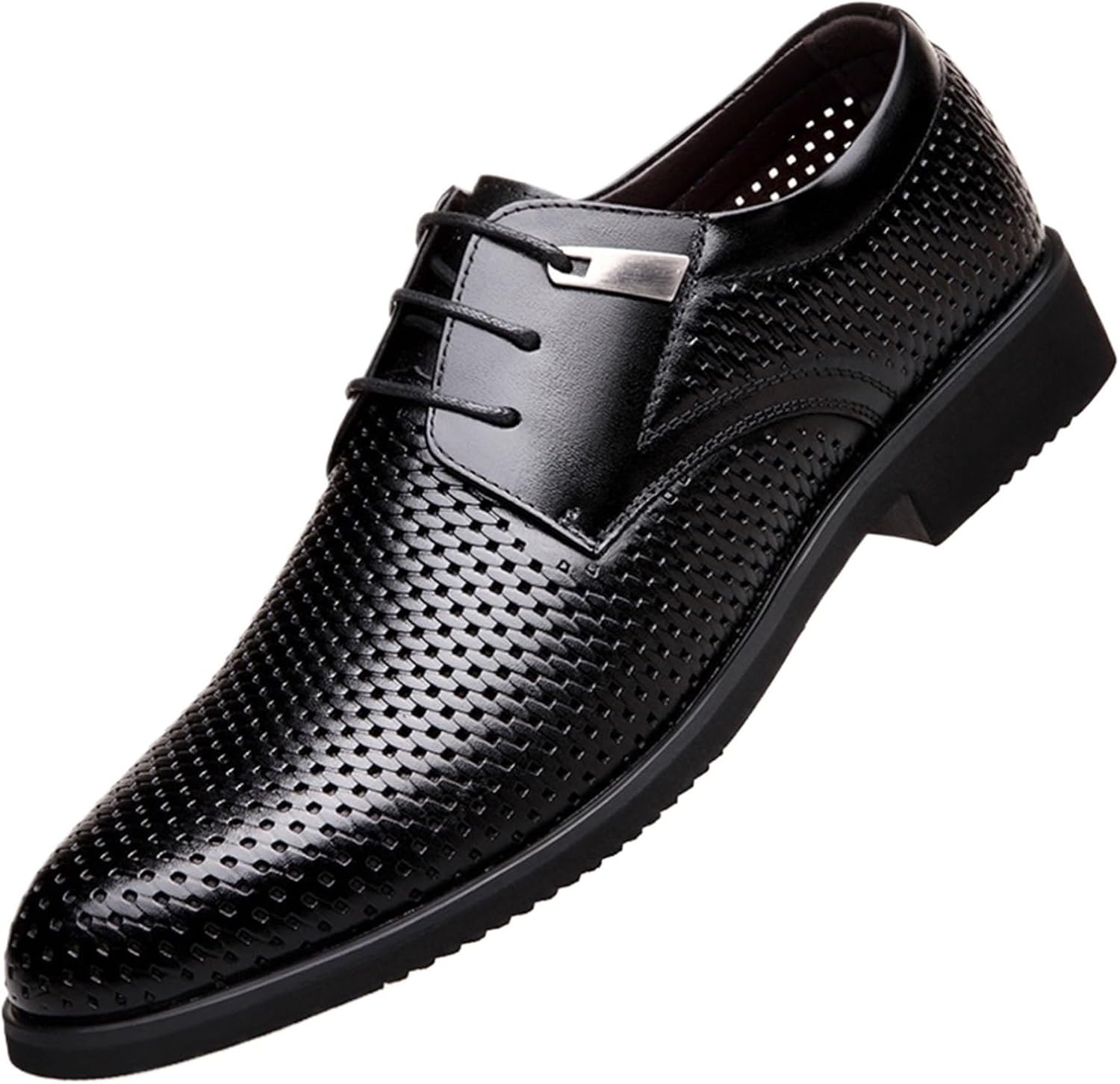 Dress Shoes for Men Men's Brown Pointed Casual Leather Shoes Stylish and Comfortable Footwear for Everyday Wear