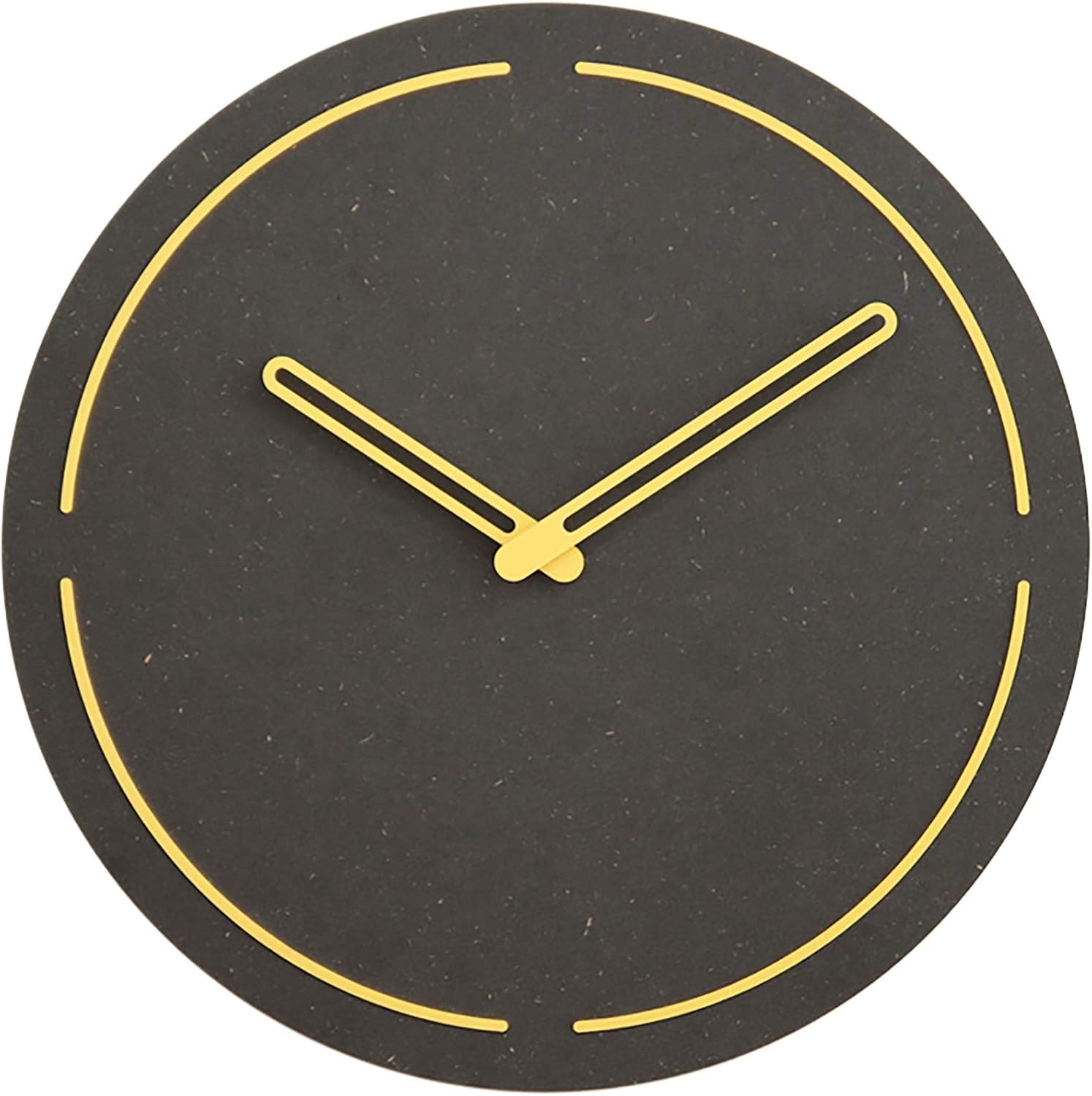 Stephanie Imports Modern Minimalist Concrete Hiding Gray Silent Wall Clock (Roman Numerals)