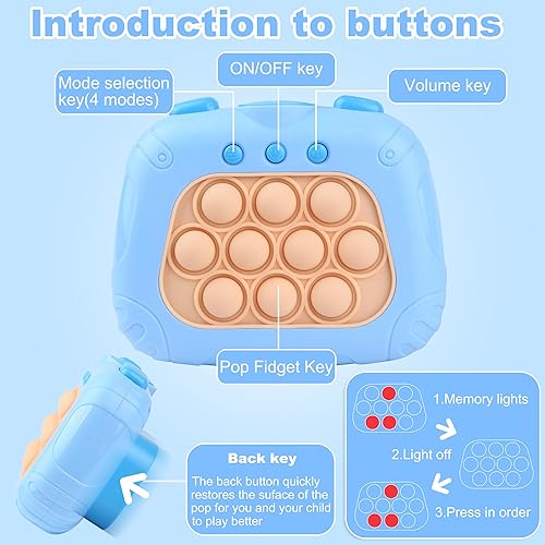 Miniatura 2 de Juego interactivo de burbujas para reventar, juguete para aliviar el estrés y divertirse para niños y niñas de 3 a 12 años, juguete ideal para el