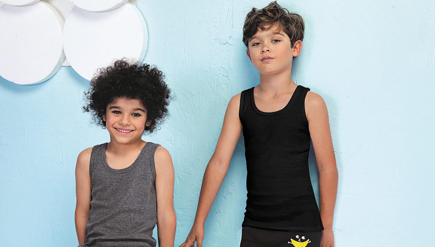 Brix Boys Undershirt Tank Top - Tagless 100% Cotton Super Soft 4 Pack Novelty. - Image 2