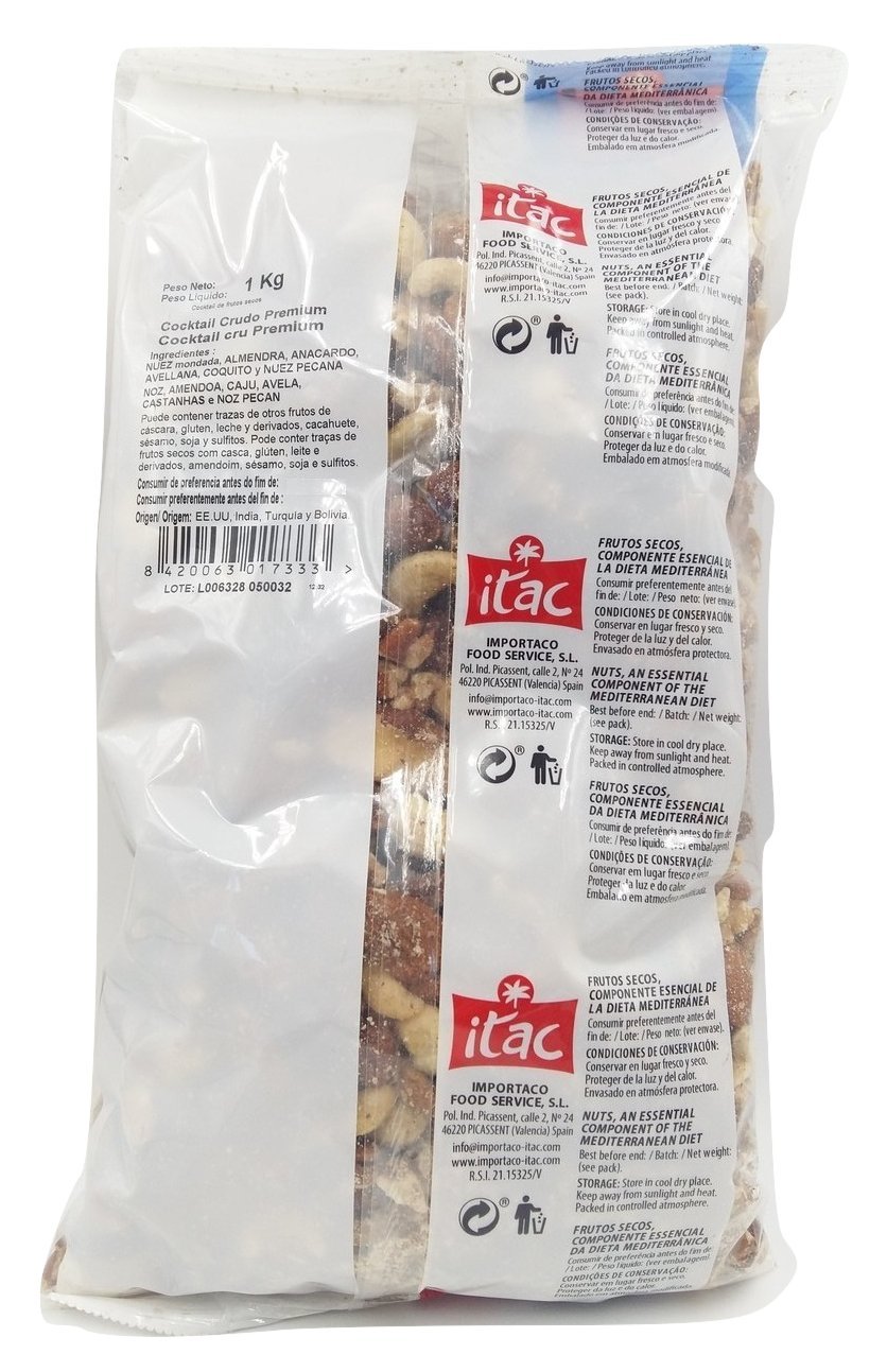 Cocktail Frutos Secos Natural Premium 1 kg