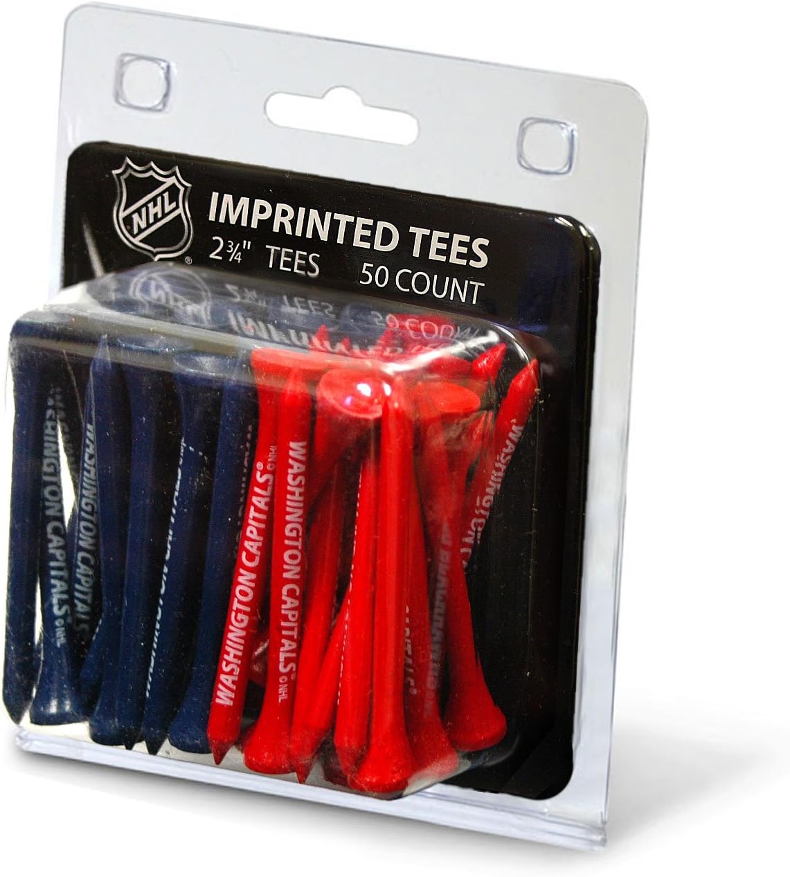 Team Golf NHL New York Islanders Pack of 50 Golf Tees 2-3/4" Golf Tees, 50 Pack, Regulation Size, Multi Team Colors