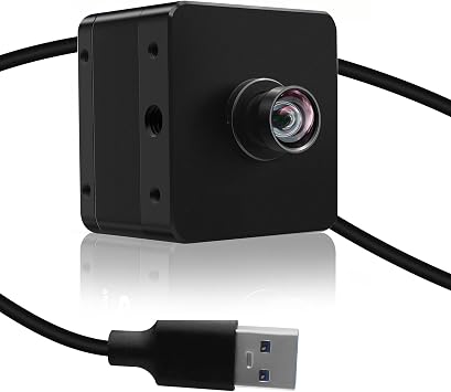 SVPRO USB3.0 Camera, 20MP USB Camera for Computer, High Resolution 5K Webcam with 95H No Distortion Lens and Metal Case, AR2020 Ultra HD UVC Cam for Windows, Linux, MacOS, Android