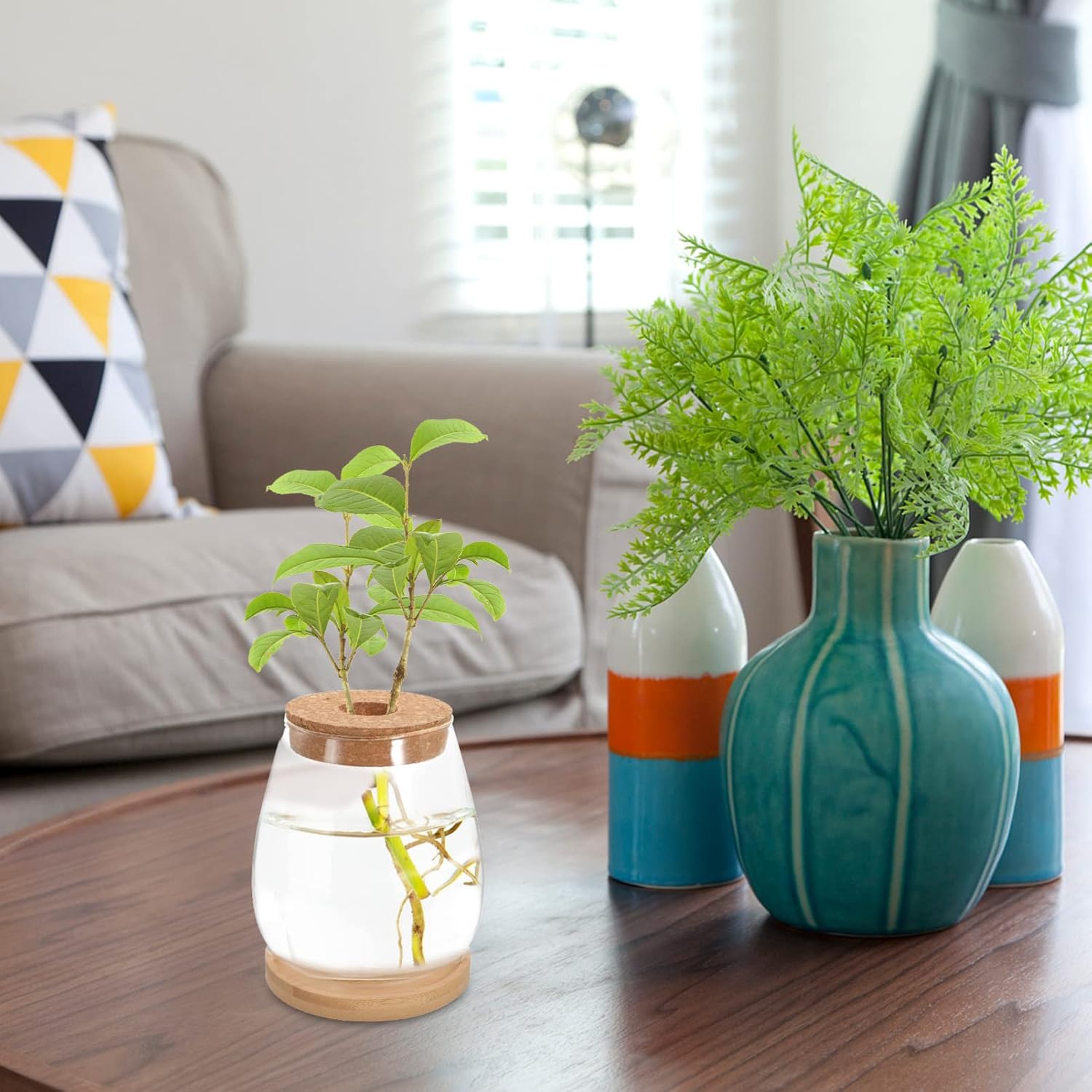 POPETPOP 1Set Terrarium Kit Micro Landscape Bottle for Decor Compact Clear Planter with Smooth Surface for Home Office Planting Great