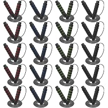 20 Pack Weighted Jump Ropes with Steel Cable - Tangle-Free Speed Skipping Ropes with Comfortable Foam Handles for Fitness Workouts, Gym Training, Home Exercise Red, Blue, Black, Green