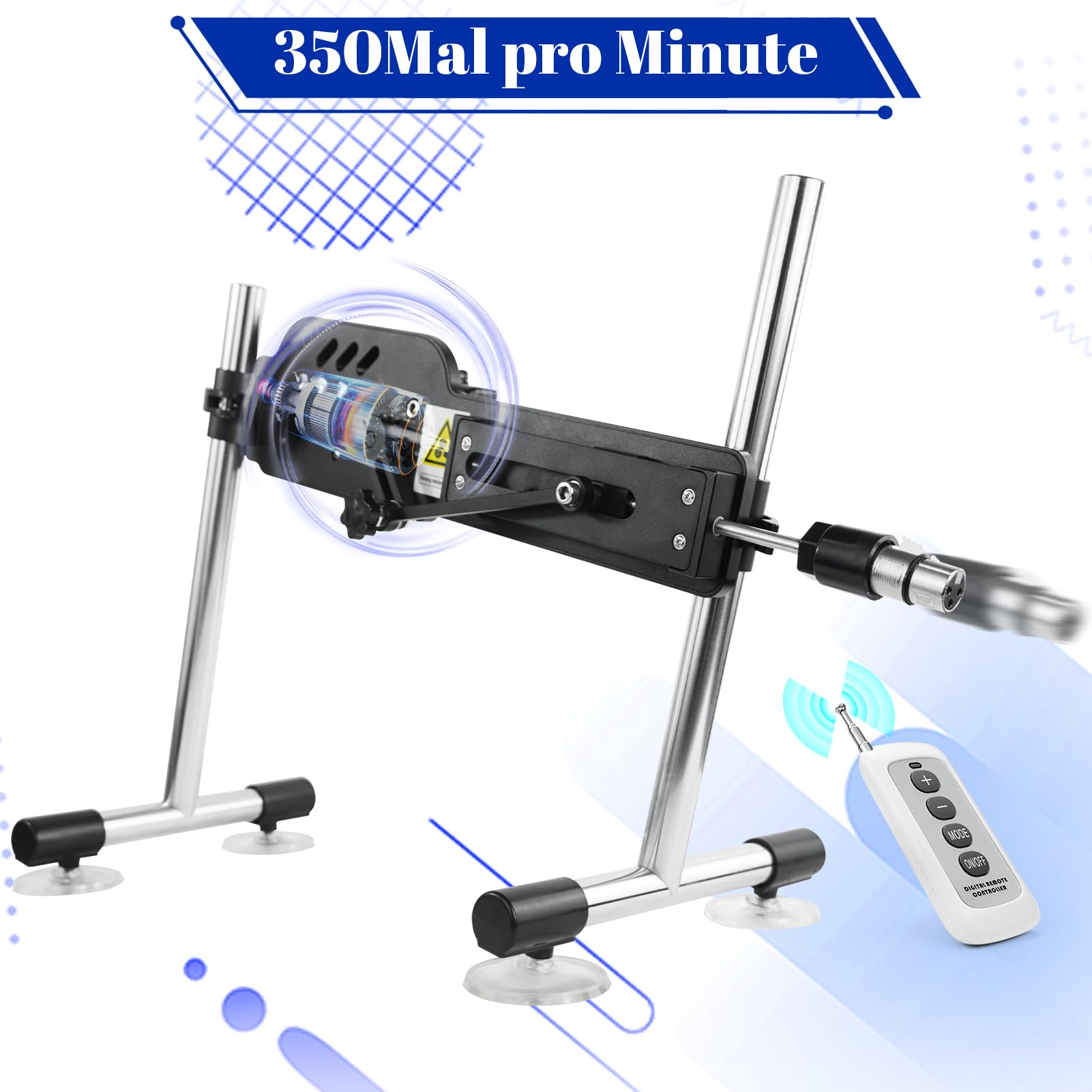 Sexmaschine,Premium Fickmaschine mit 3XLR Stecker,Automatische Liebesmaschine für Frauen und Männer, Fickle Maschine mit Dildo und Saugnapfadapter,Sex Spielzeug Masturbation Maschine Sextoy
