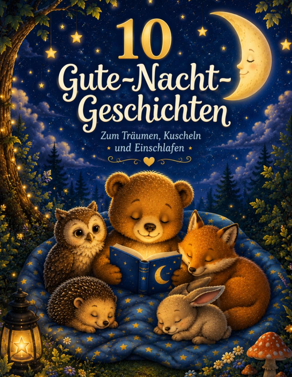 10 Gute Nacht Geschichten: Zum Träumen , Kuscheln und Einschlafen