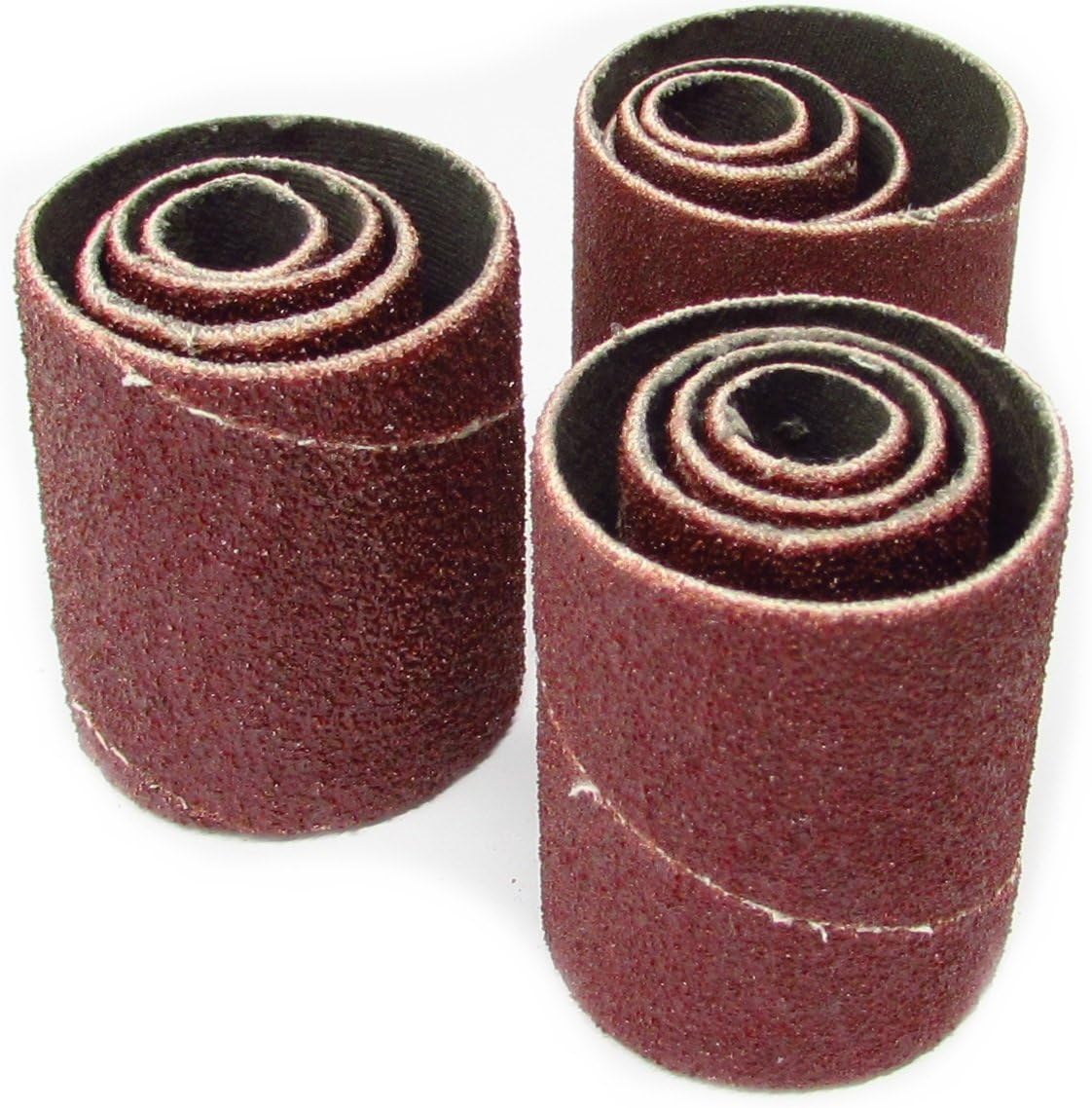 LINE10 Tools12 Pack Spindle Sanding Sleeves, 2 Inch Long, Medium 80 Grit