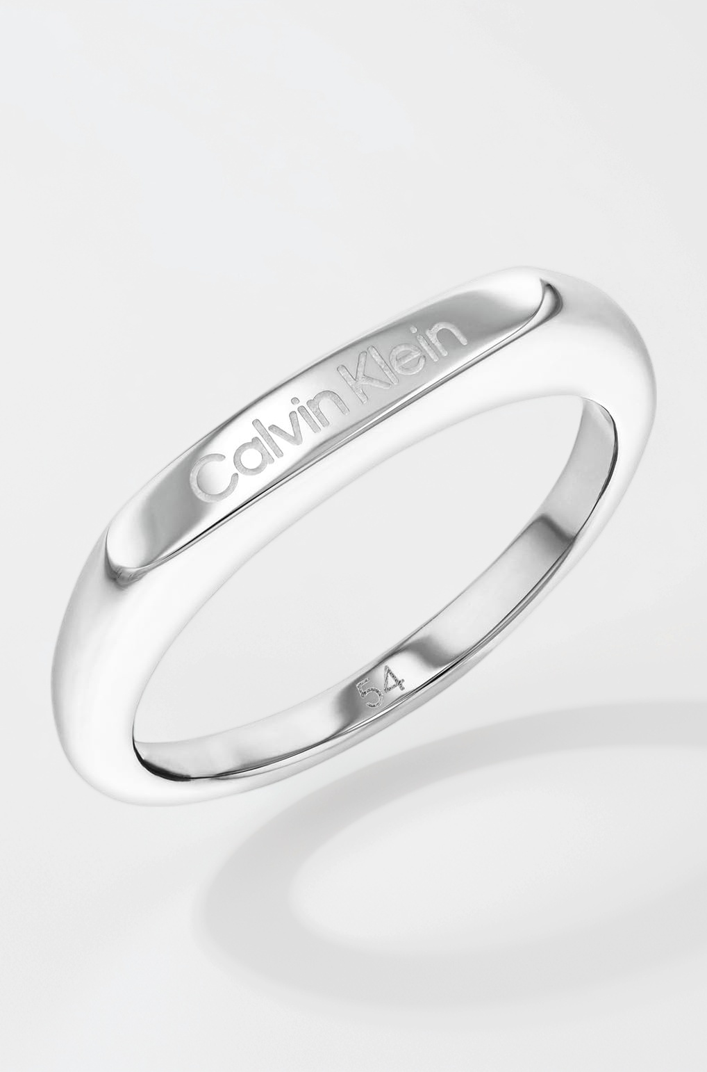 Faceted Bar Family Stainless Steel Women's Ring - 35000187D