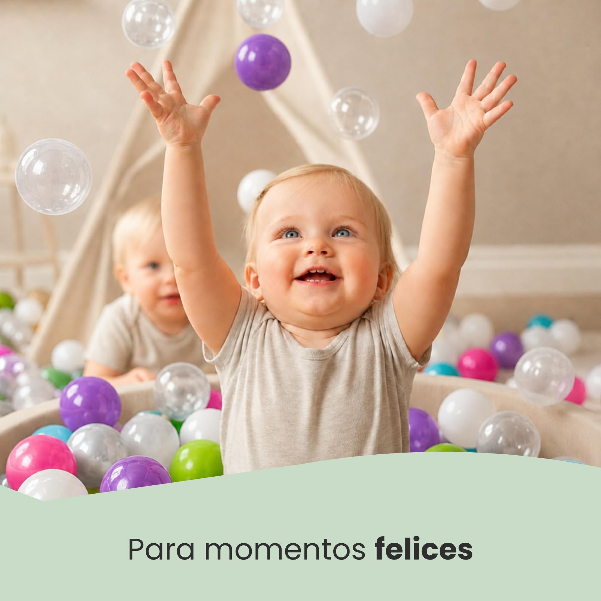LittleTom 350 Bolas de Colores para Piscina de 5,5cm - Pelotas de Plástico para Niños y Adultos - Parque Infantil y Piscinas - 200 Unidades
