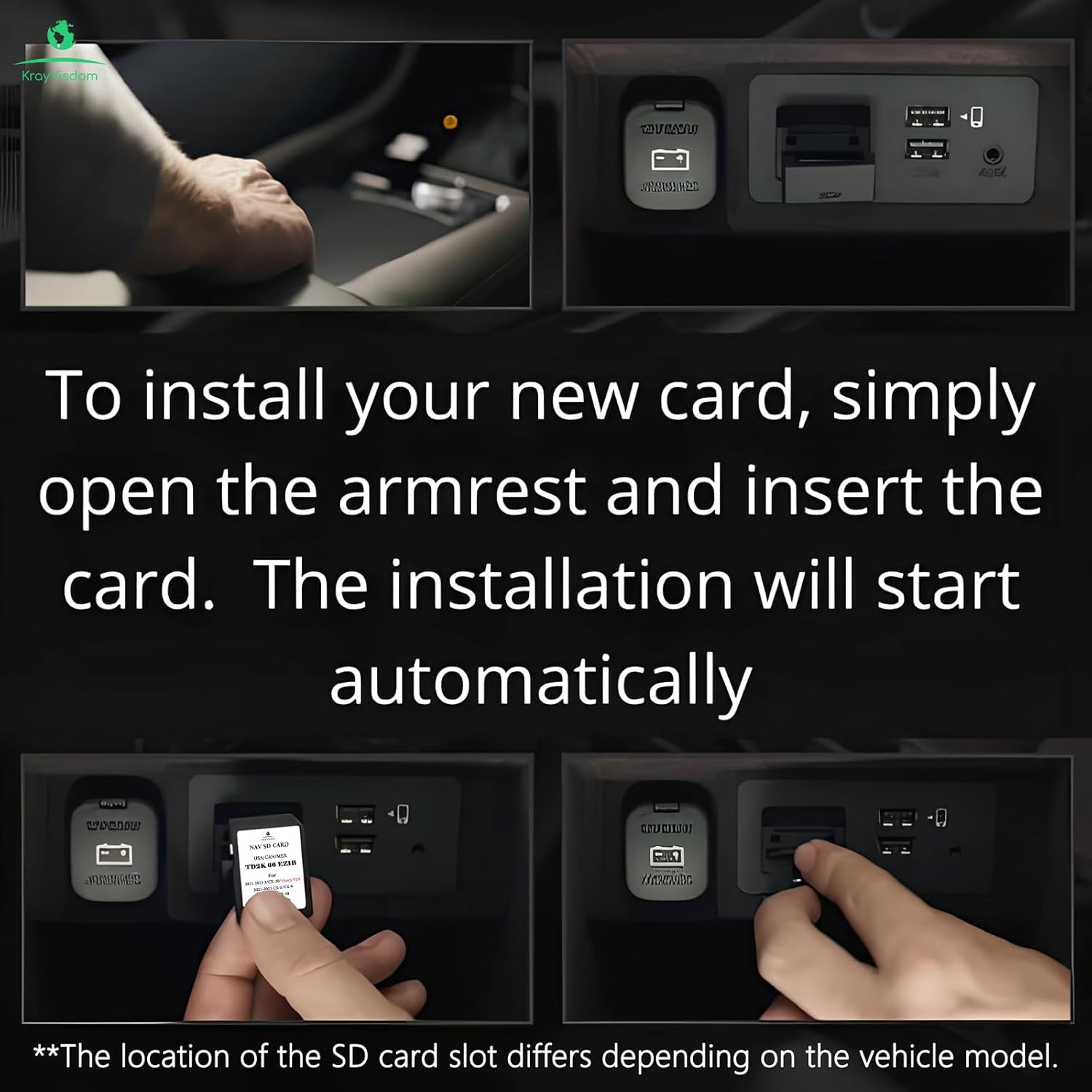 TD2K66EZ1B Navigation SD Card | No Data Fee, Works with HUD | Preloaded USA/Canada/Mexico Offline GPS Maps for CX 5/CX 30/3/CX 9(2021-2023), CX 50(2022-2024), MX 30(2022-2023)