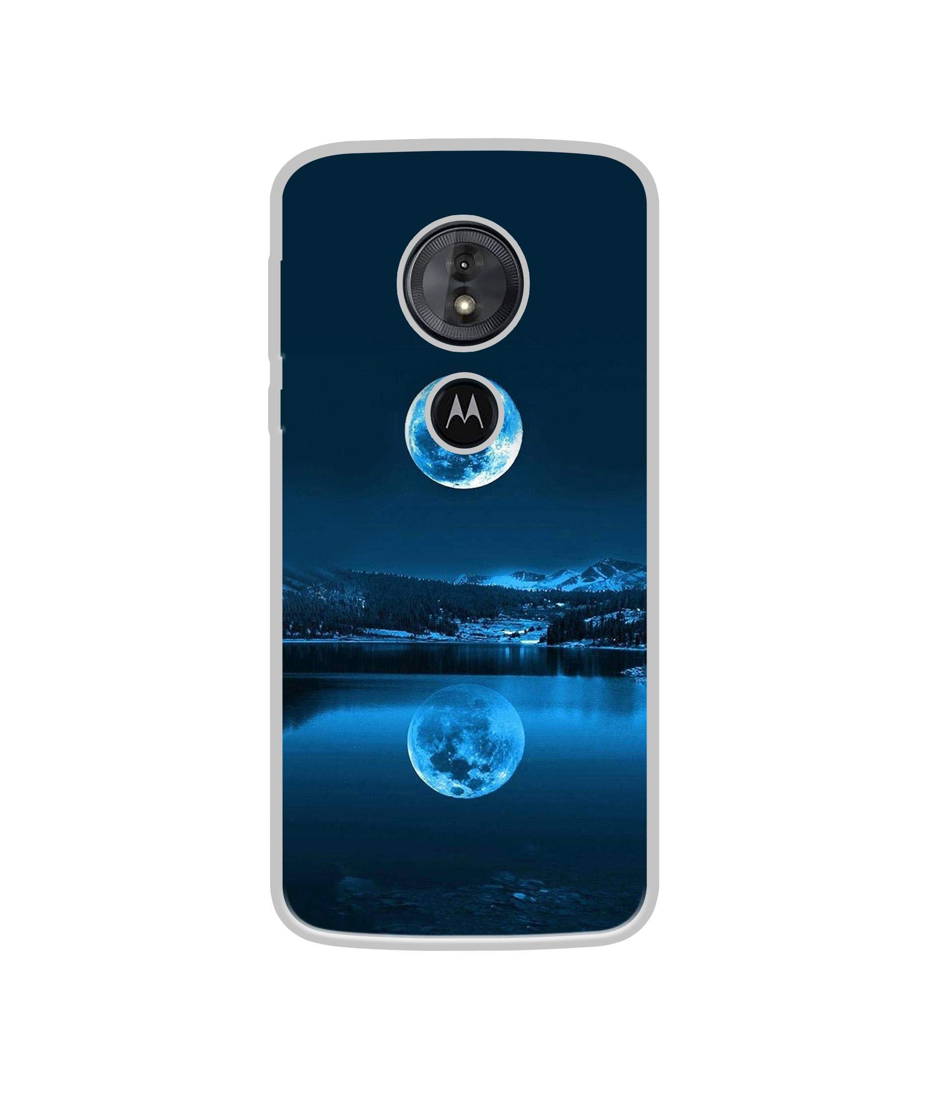 Amazon Brand - Solimo Designer Moon Pattern Print UV Printed Soft Back Case Mobile Cover for Motorola Moto G6 Play/Motorola Moto E5 (B0857KZNP7) Amazon Price History, Amazon Price Tracker