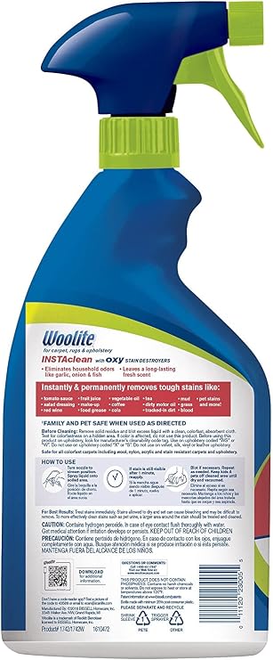 Woolite INSTAclean Oxy Carpet Cleaner 22 oz. Liquid