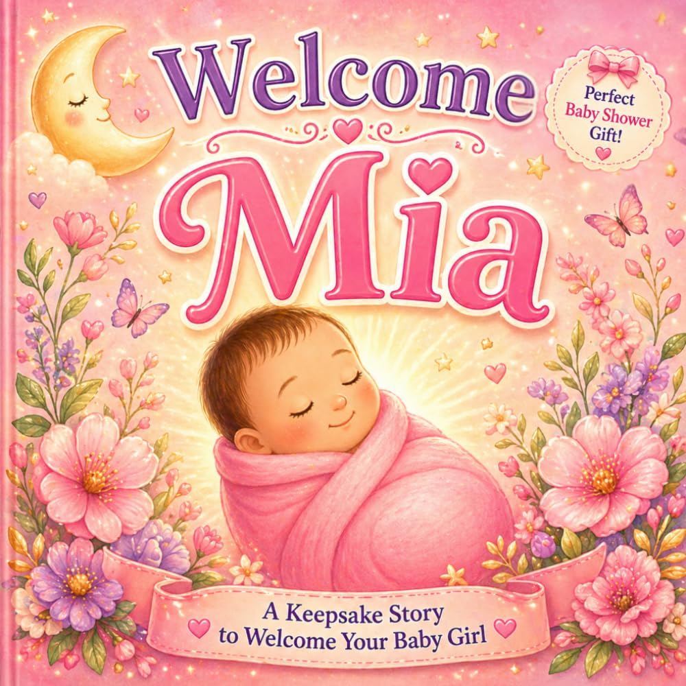 Welcome, Mia: A Sweet Story of Love, Joy, and New Beginnings (Three Hearts Personalized Name Books (Mia))