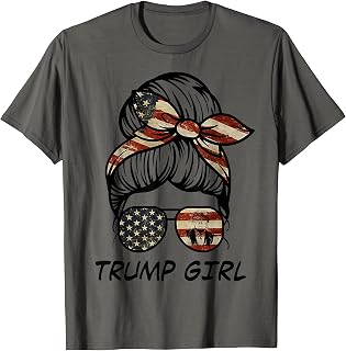 Yes I'm A Trump Girl Get Over It - Trump 2024 Election Gifts T-Shirt