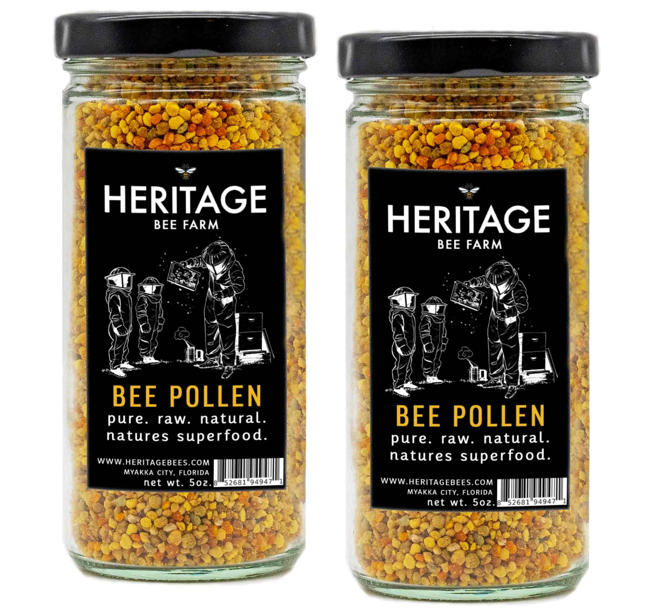 Bee Pollen Granules 5oz. (2 Pack) 100% Natural and Fresh Direct from The Honeybees