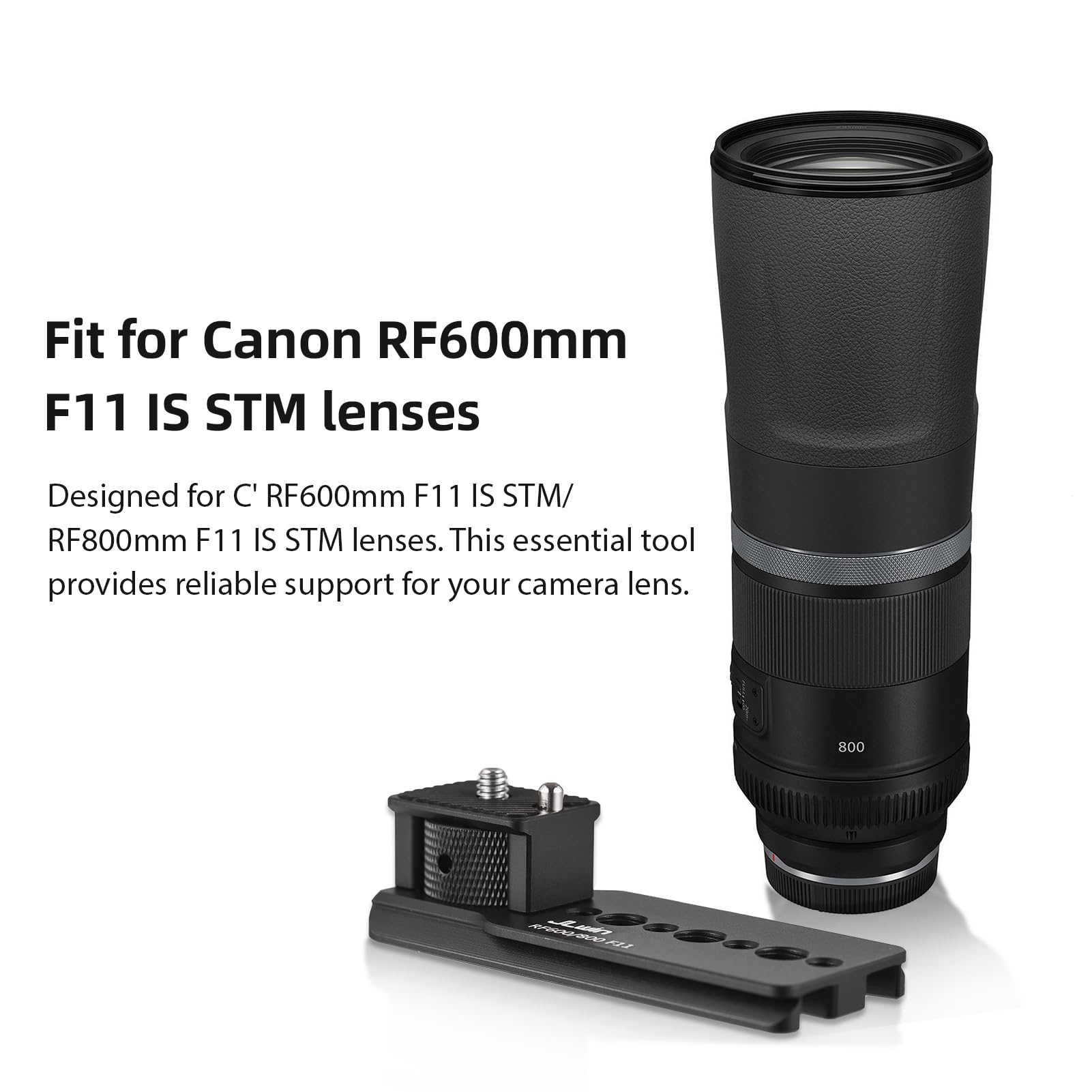 Canon RF800mm F11 IS STM 専用三脚座付き Amazon | 【アルミ合金材質製】JJC レンズ交換フット Canon RF600mm