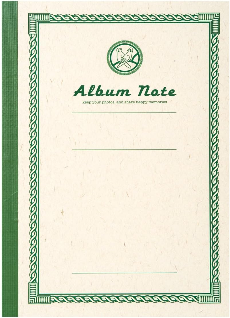 SEKISEI GPN-01 Album, Free, Photo Sharing, Album Notebook, A5 Size, 10 Pages, 1 to 10 Pages, Green