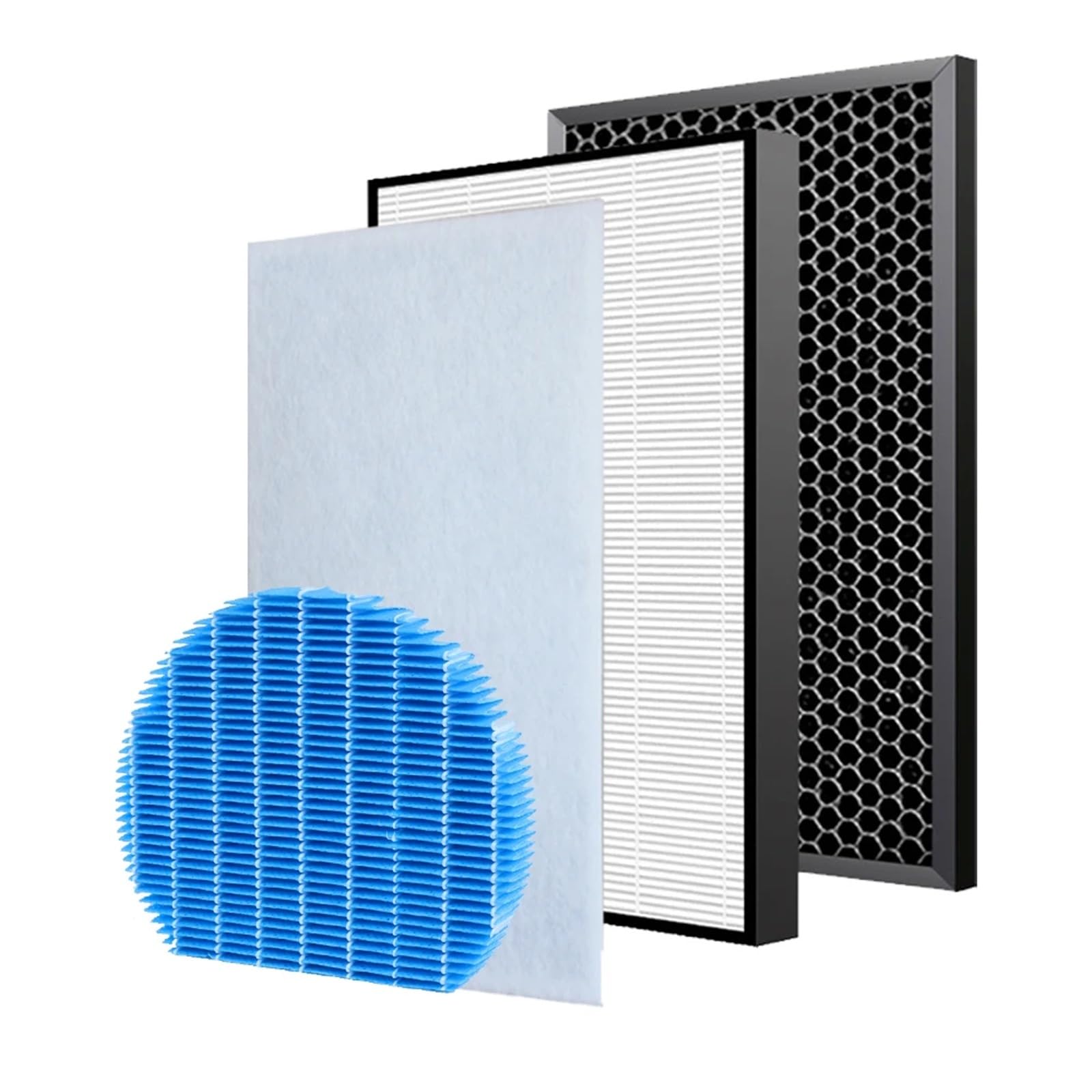 Ycddjjpcv 1 Set And Humidifier Fz-A51hfr Fz-A51dfr Air Purifier Filter，Compatible For Sharp Kc-A51r-W Kc-A51r-B Kc-A51r，High Efficiency，Low Noise，Long Lasting，Easy Install(1 Set And Humidifier)