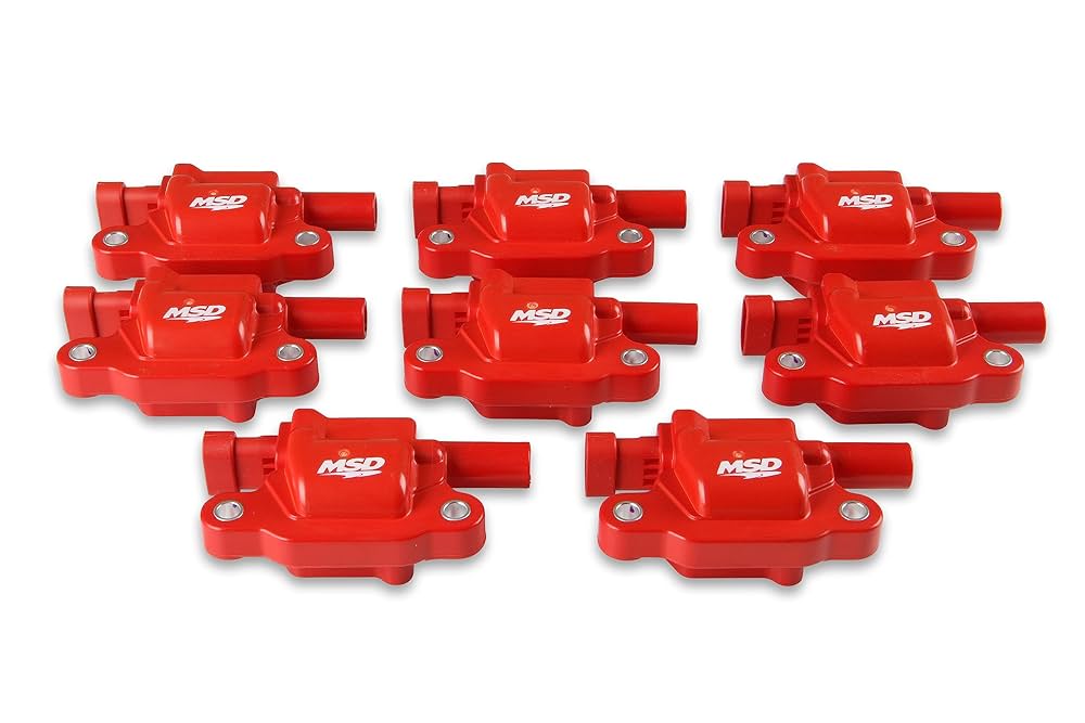 ３boxes Amazon.com: MSD 82658 Ignition Coils Blaster LS Series, Red