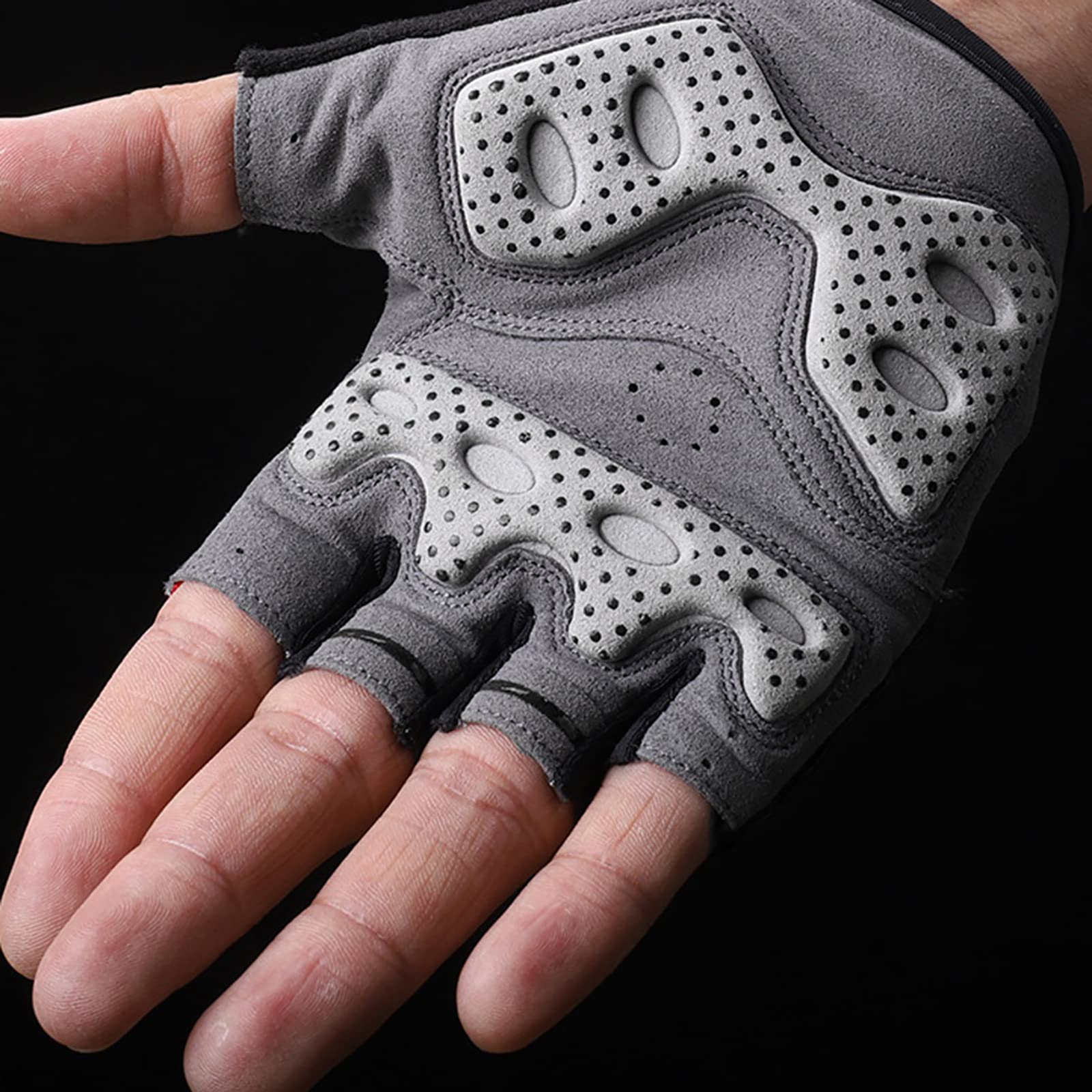 Generic Guanti MTB,Guanti da Ciclismo, Mezze Dita Guanti Ciclismo Estivi Uomo Donna per Bicicletta Arrampicata & Altro Sport All'aperto Guanti Sportivi