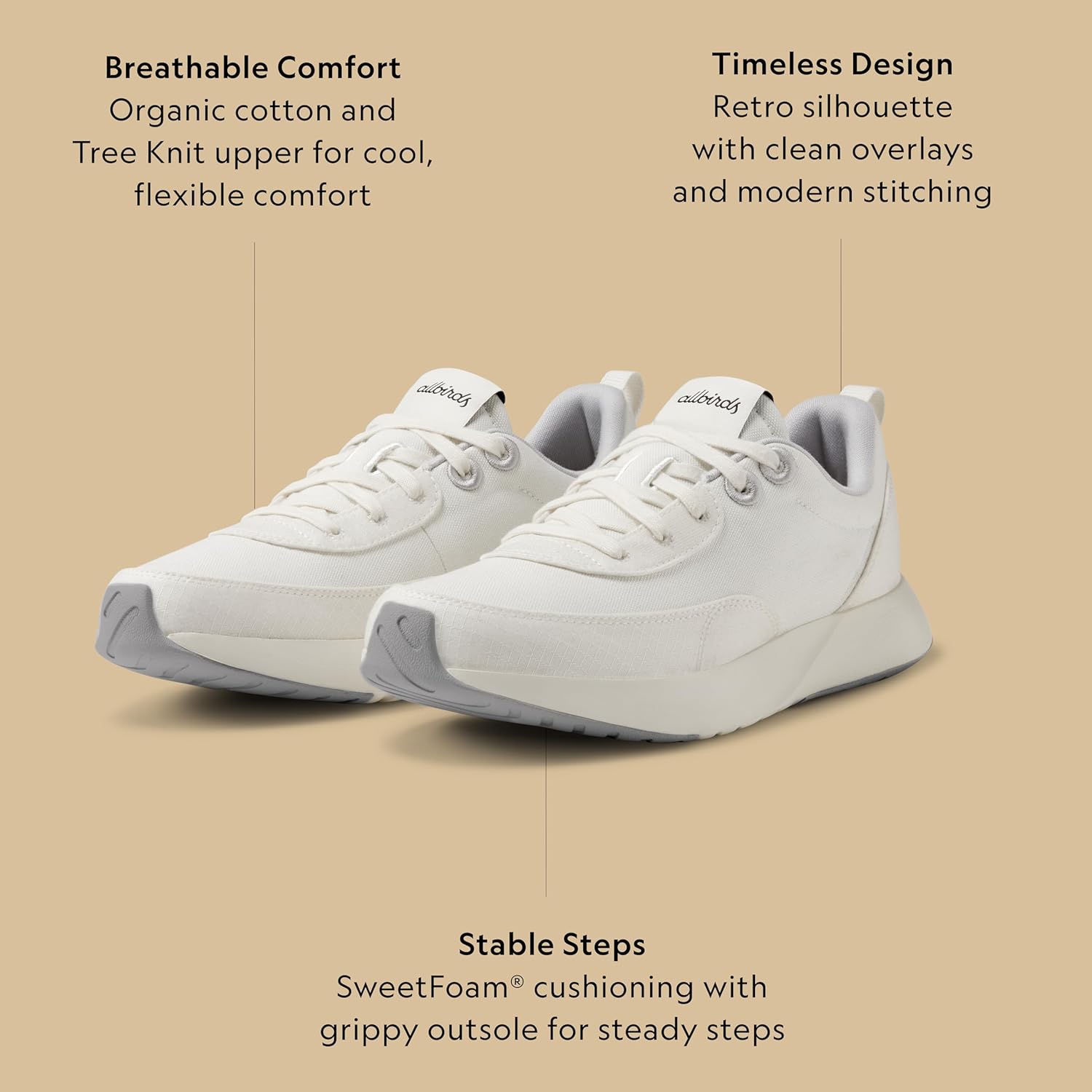 Allbirds Women’s Courier, Lightweight Retro-Inspired Everyday Sneaker - Image 3