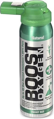 Miniatura 3 de Boost Oxygen - Oxígeno de aviador 95 puro para inhalar evita las náuseas causadas por la altitud recupérate más rápido alivia la resaca tiene