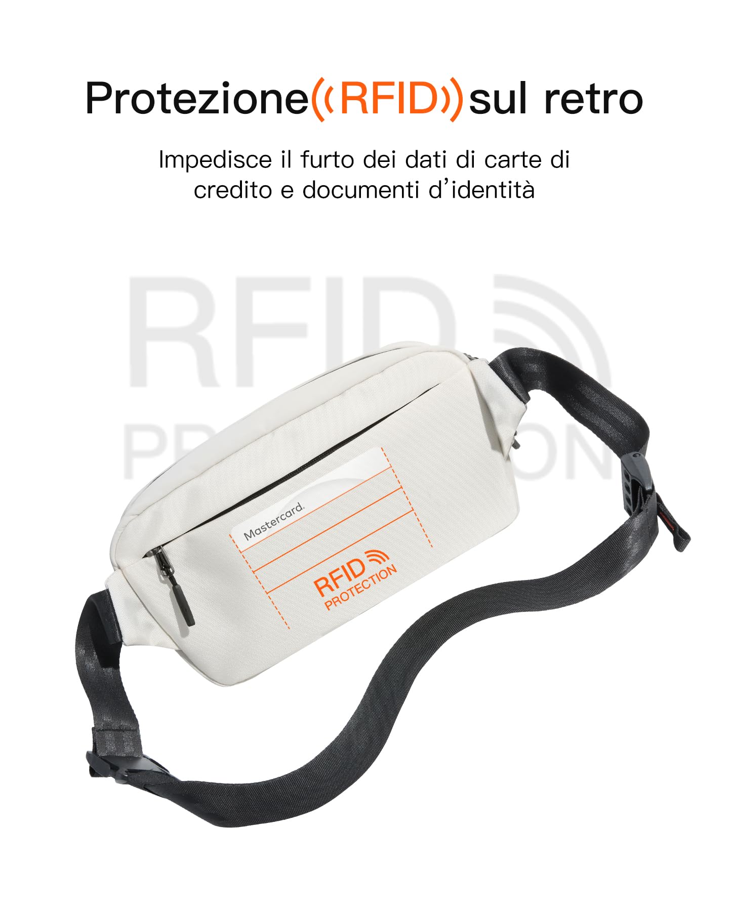 Inateck Sling Bag X-Pro, borsa a spalla e a tracolla espandibile e multifunzionale per dispositivi elettronici, 16 scomparti con tasca RFID, ideale per viaggi, pendolarismo, sport e tempo libero