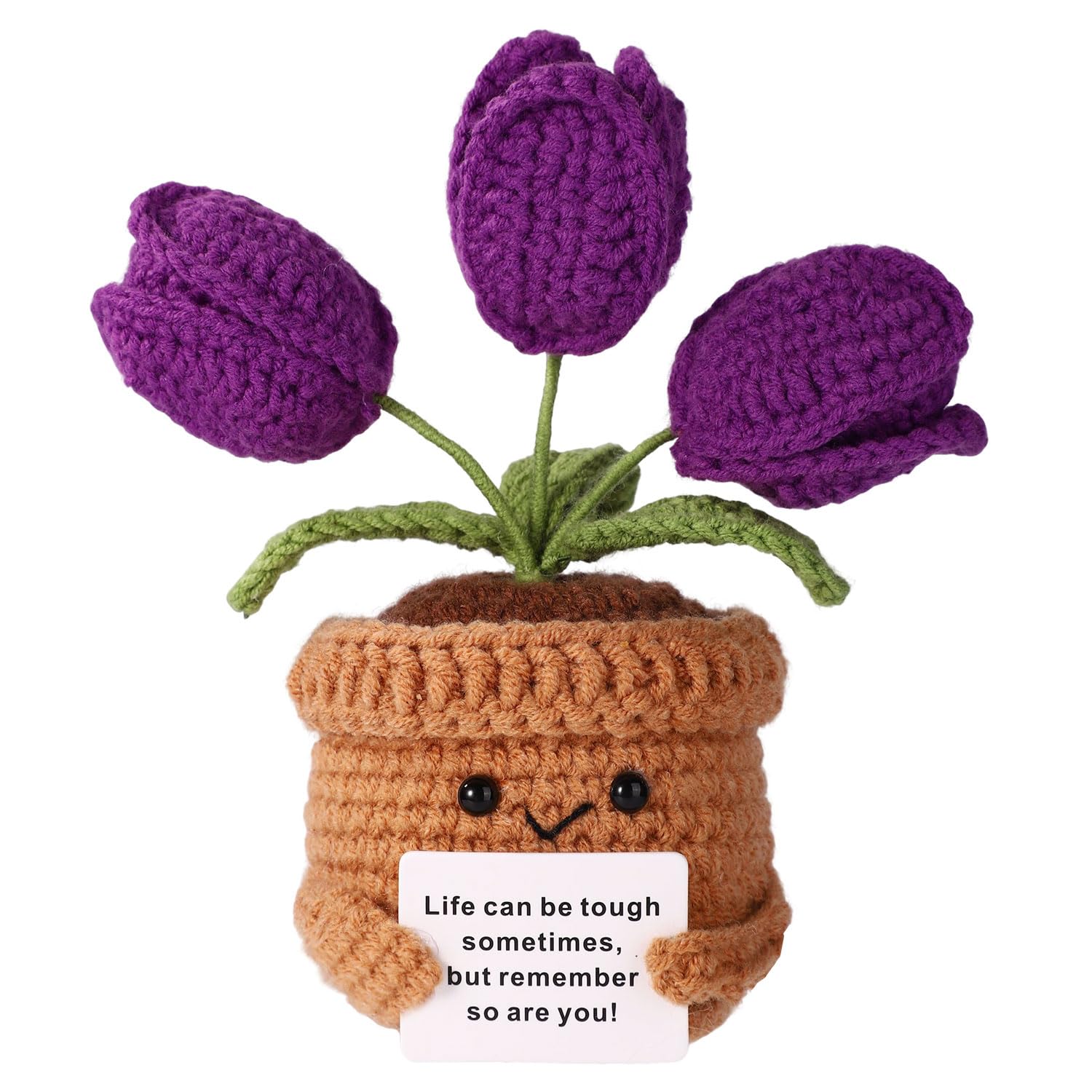 Amazon.com: TOYMIS Positive Tulip, Crochet Toy Handmade