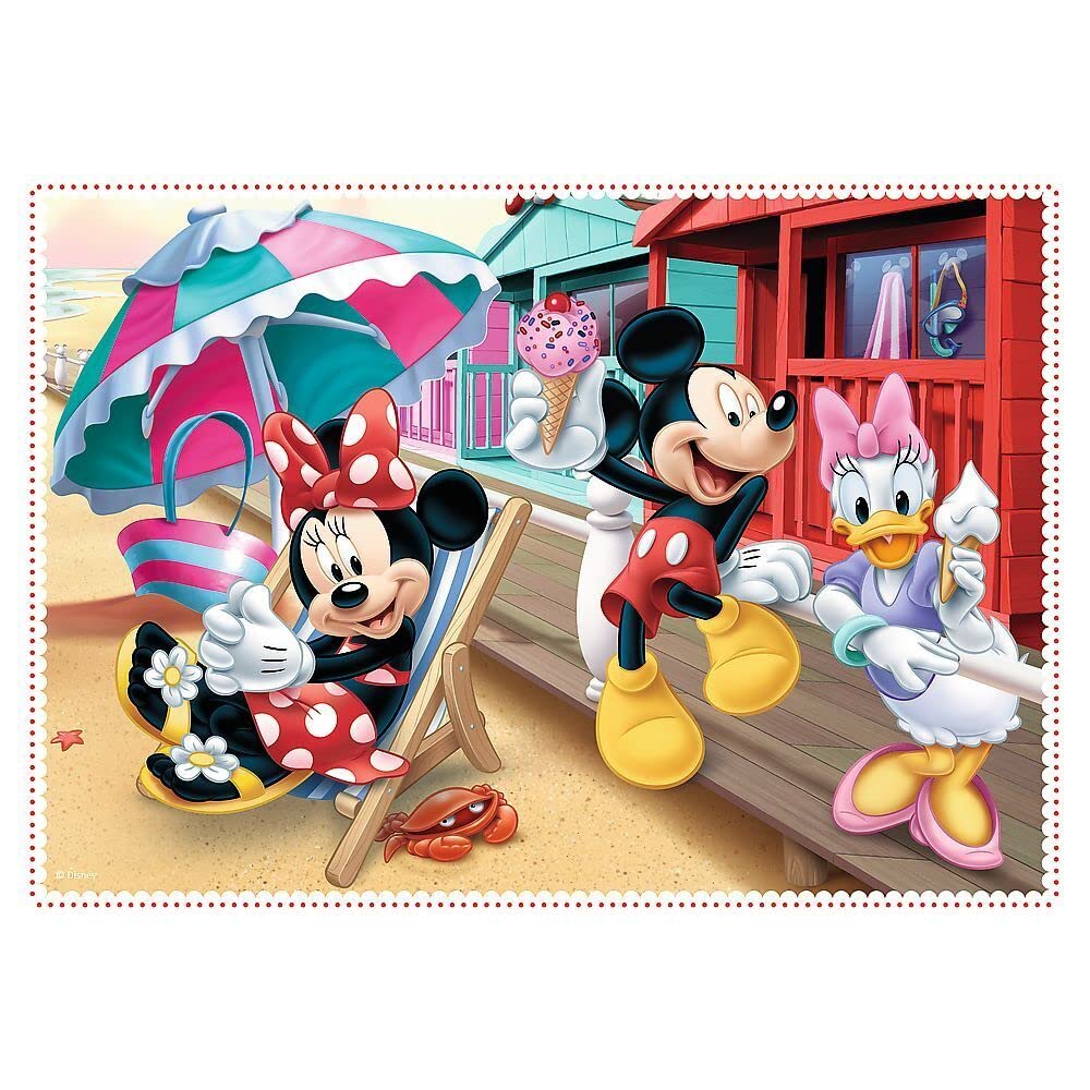 Trefl, Puzzle, Minnie mit Freunden, von 12 bis 24 Teilen, 4 Sets, für Kinder ab 3 Jahren, TR34355, mehrfarbig – Ansicht 2