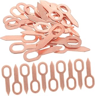 Amosfun 100 Piezas Elevador De Coches Pequeño Extractor De Abolladuras Detallado Automotor Soldador Extractor De Abolladuras Tiradores Arrancador Caso Empaquetadora Rose Gold Planchar