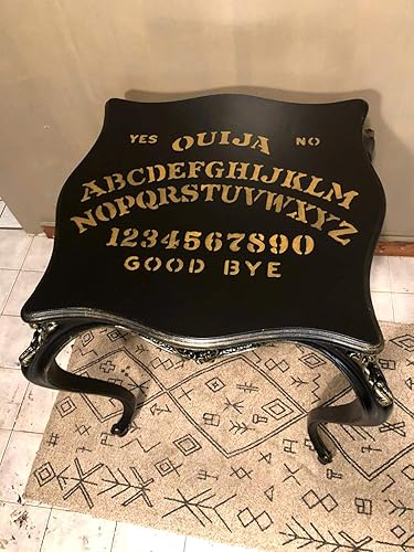 Miniatura 4 de Ouija - Plantilla de tablero para decoración de Halloween, para pintar sobre la piel como parte de un disfraz de Halloween, o pintar paredes, telas