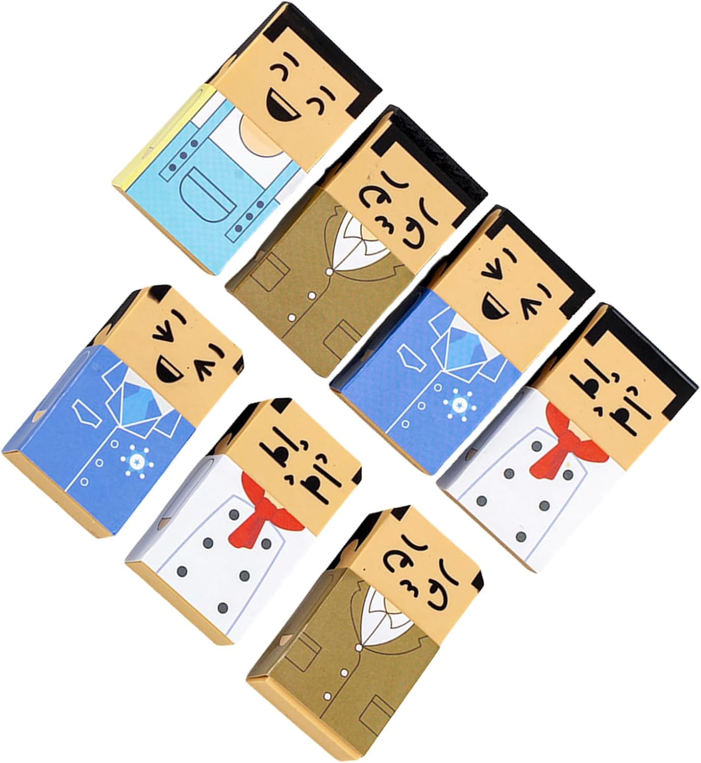 Cartoon Balding Erasers for Girls Students Rewards Stocking Fillers Erasers for Writing Drawing Novelty Eraser