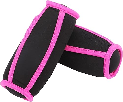 Miniatura 9 de JIANWEI 2 piezas de peso de mano desmontable, juego de pesas para caminar a mano, peso de mancuernas suave con correa de mano, equipo de